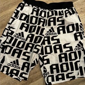 Adidas Monochrome Graphic Shorts